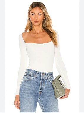 Superdown Naomi White Bodysuit - XS - Revolve